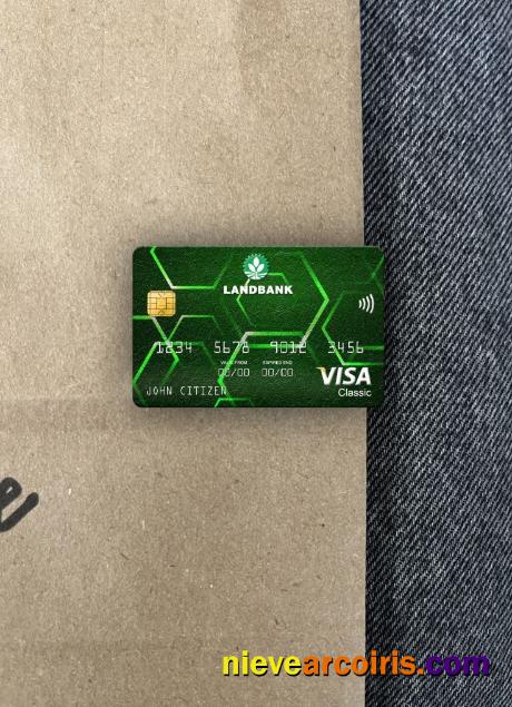 Philippines Land Bank of the Philippines visa classic card photolook